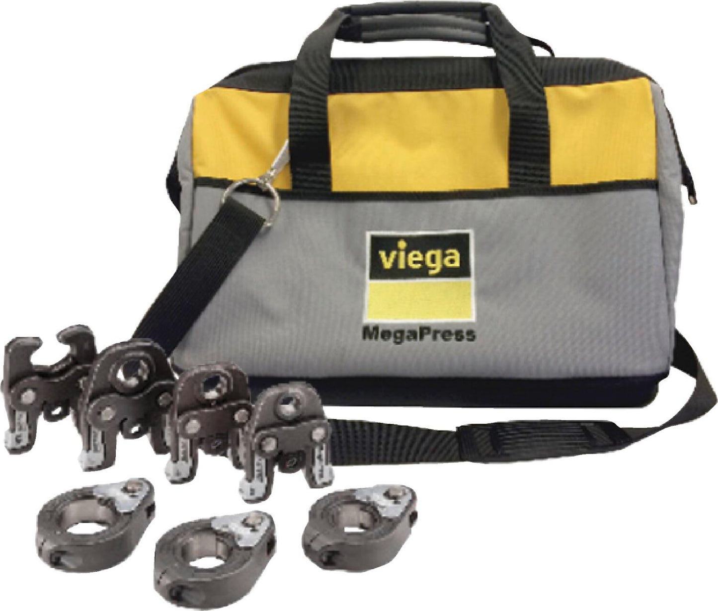 Viega Megapress Standard Press Jaw And Ring Set, Steel, For D: 1/2" – 2 | Viega MegaPress System (SKU: 56013)