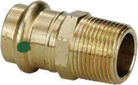 Viega Propress Adapter Bronze Mpt: 11/2 – 11/2 | Viega ProPress System (SKU: 79275)