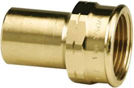 Viega Propress Adapter, Bronze, Ftg (cts): 1; Fpt: 1/2" | Viega ProPress System (SKU: 79455)
