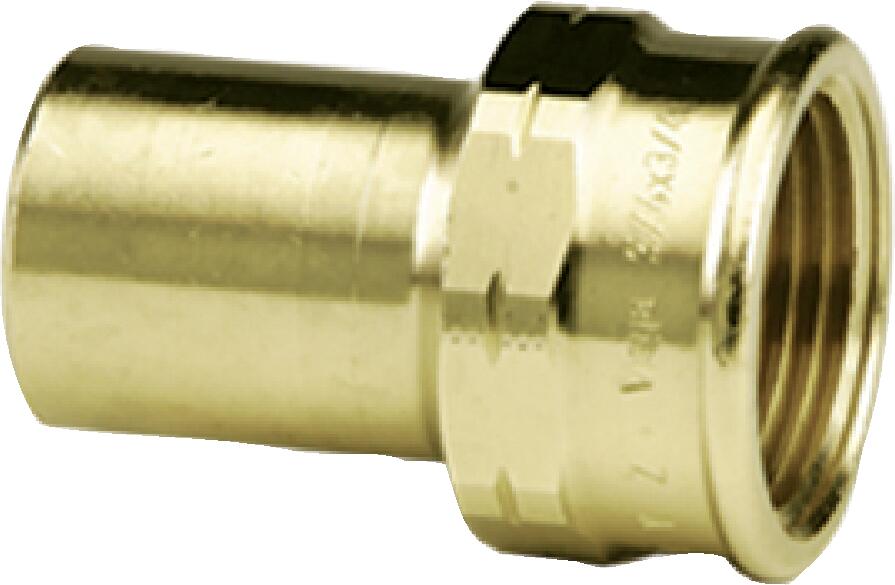 Viega Propress Adapter, Bronze, Ftg (cts): 1; Fpt: 1 | Viega ProPress System (SKU: 79450)