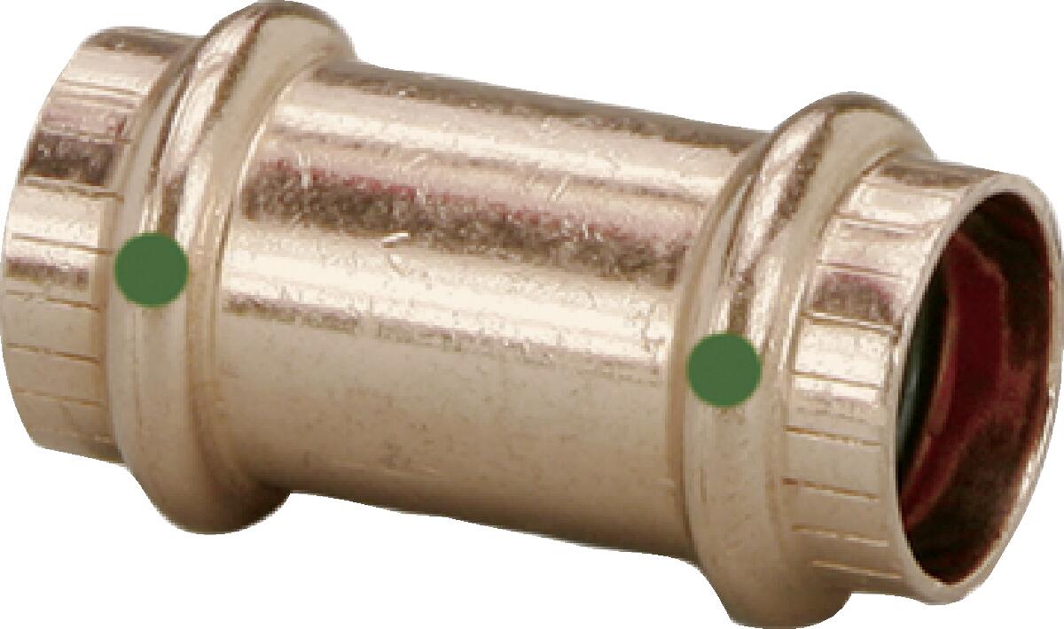 Viega Propress Coupling Copper – 11/2 × 11/2 | Viega ProPress System (SKU: 78192)