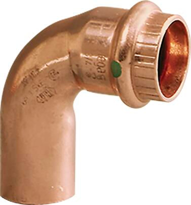 Viega Propress 90° Street Elbow Copper Ftg (cts): 3/4" – 3/4" | Viega ProPress System (SKU: 77052)