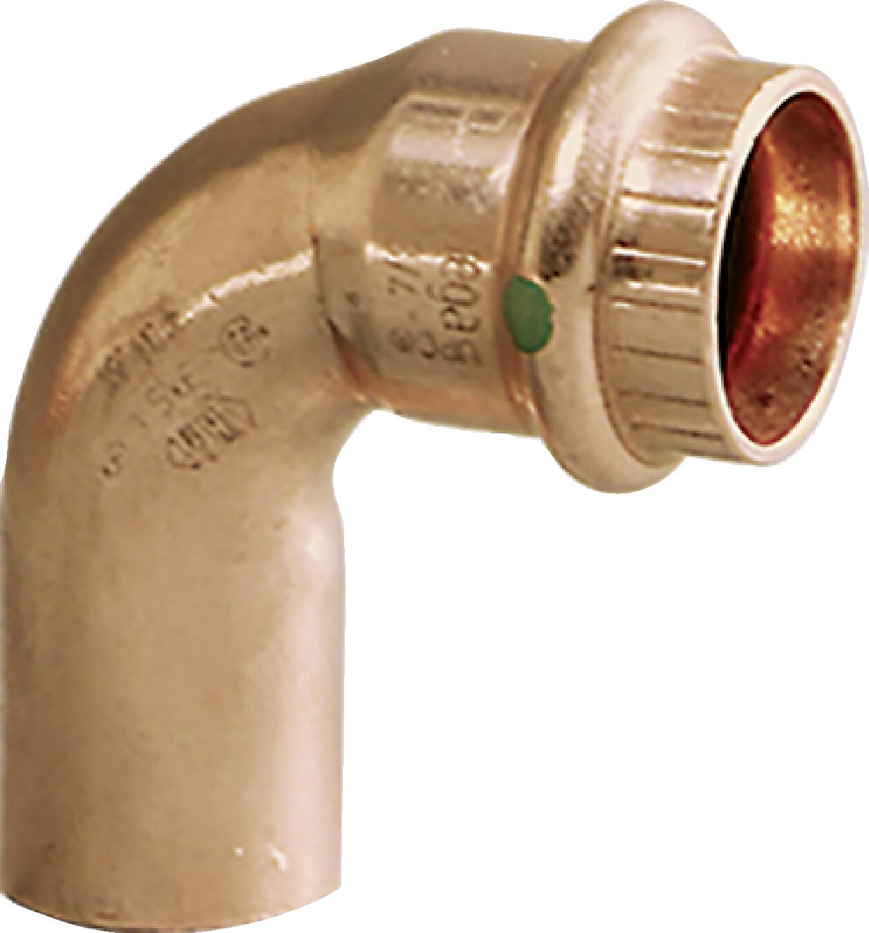 Viega Propress 90° Street Elbow Copper Ftg (cts): 11/2 – 11/2 | Viega ProPress System (SKU: 77067)