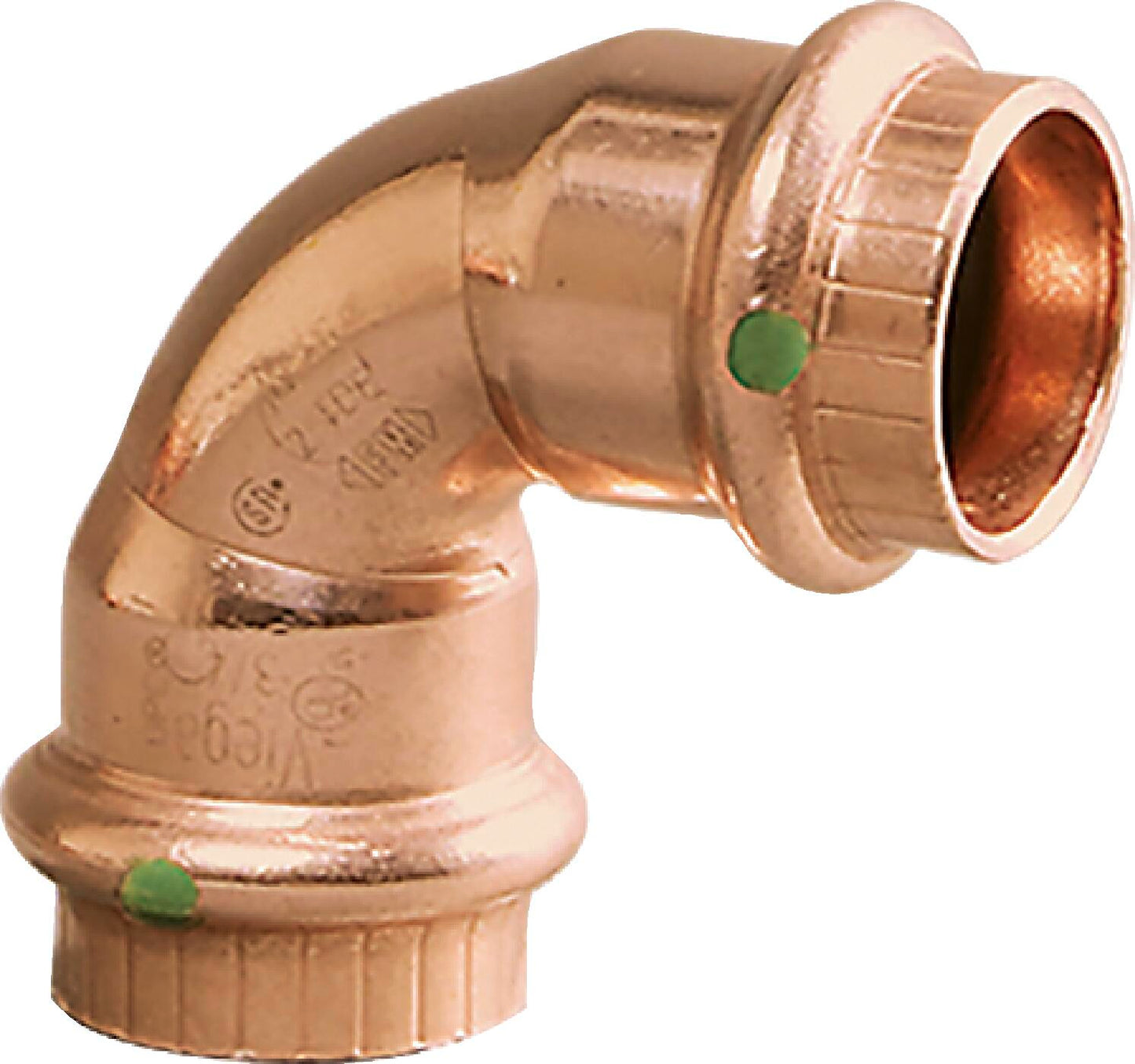 Viega Propress 90° Elbow Copper – 2 × 2 | Viega ProPress System (SKU: 77042)