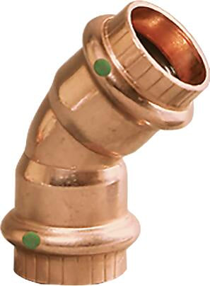 Viega Propress 45° Elbow Copper – 11/2 × 11/2 | Viega ProPress System (SKU: 77038)