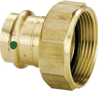 Viega Propress Tailpiece Bronze F Bsp: 11/4 – 1 × P: 11/4 – P: 11/4 – 1 × P: 11/4" | Viega ProPress System (SKU: 79815)