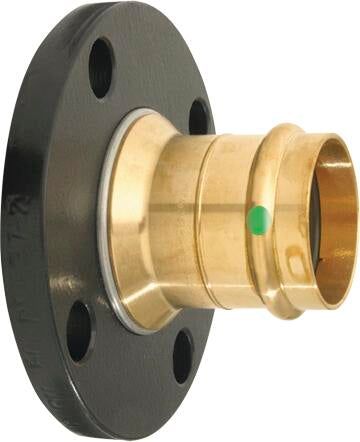 Viega Propress Adapter Flange Bronze Bolt Pattern: 4 Bolt Pattern Diameter: 43/4 – 2 | Viega ProPress System (SKU: 79695)