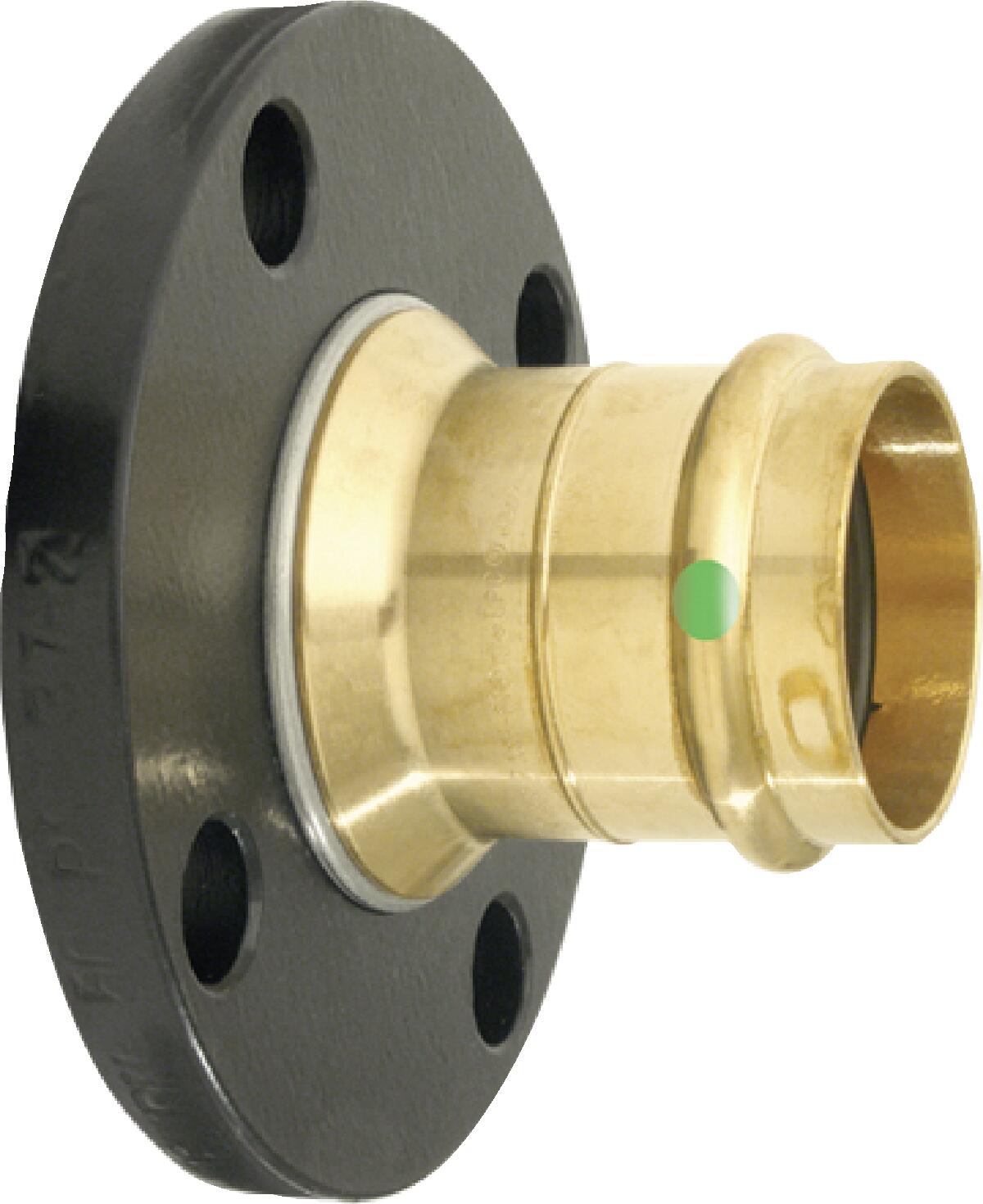 Viega Propress Adapter Flange Bronze Bolt Pattern: 4 Bolt Pattern Diameter: 31/2 – 11/4 | Viega ProPress System (SKU: 79685)