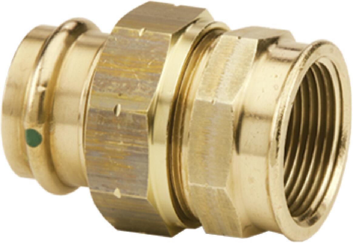 Viega Propress Union Bronze Fpt: 3/4" – 3/4" | Viega ProPress System (SKU: 79705)