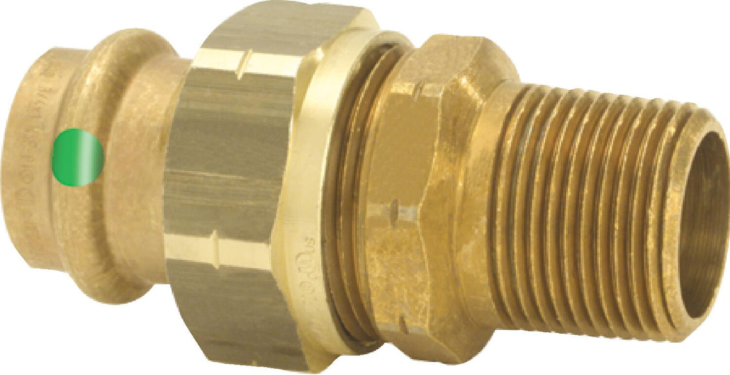 Viega Propress Union Bronze Mpt: 2 – 2 | Viega ProPress System (SKU: 79755)