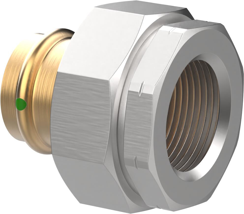 Viega Propress Di – Electric Union Bronze Fpt: 3/4" – 3/4" | Viega ProPress System (SKU: 79160)