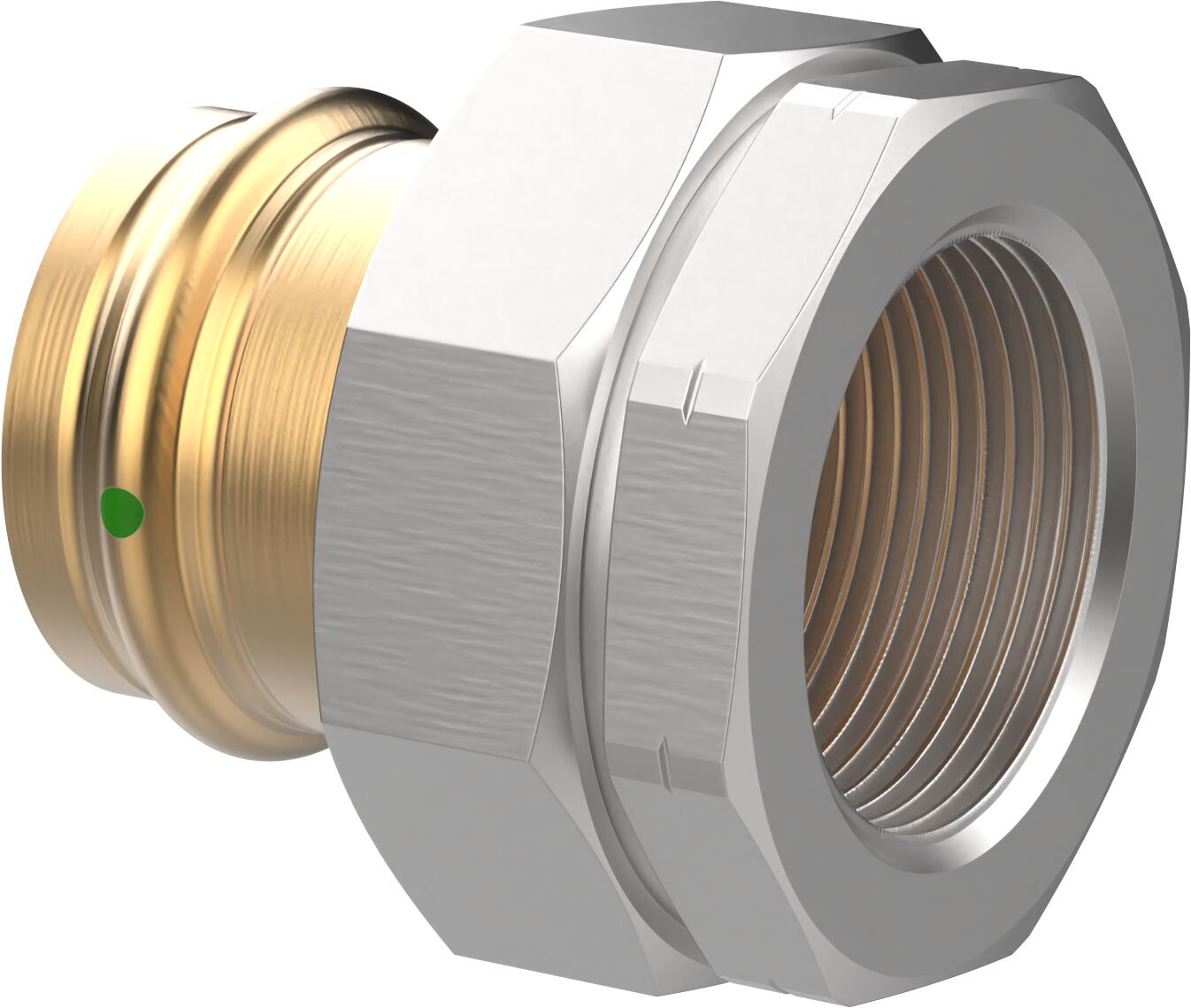 Viega Propress Di – Electric Union Bronze Fpt: 1 – 1 | Viega ProPress System (SKU: 79165)