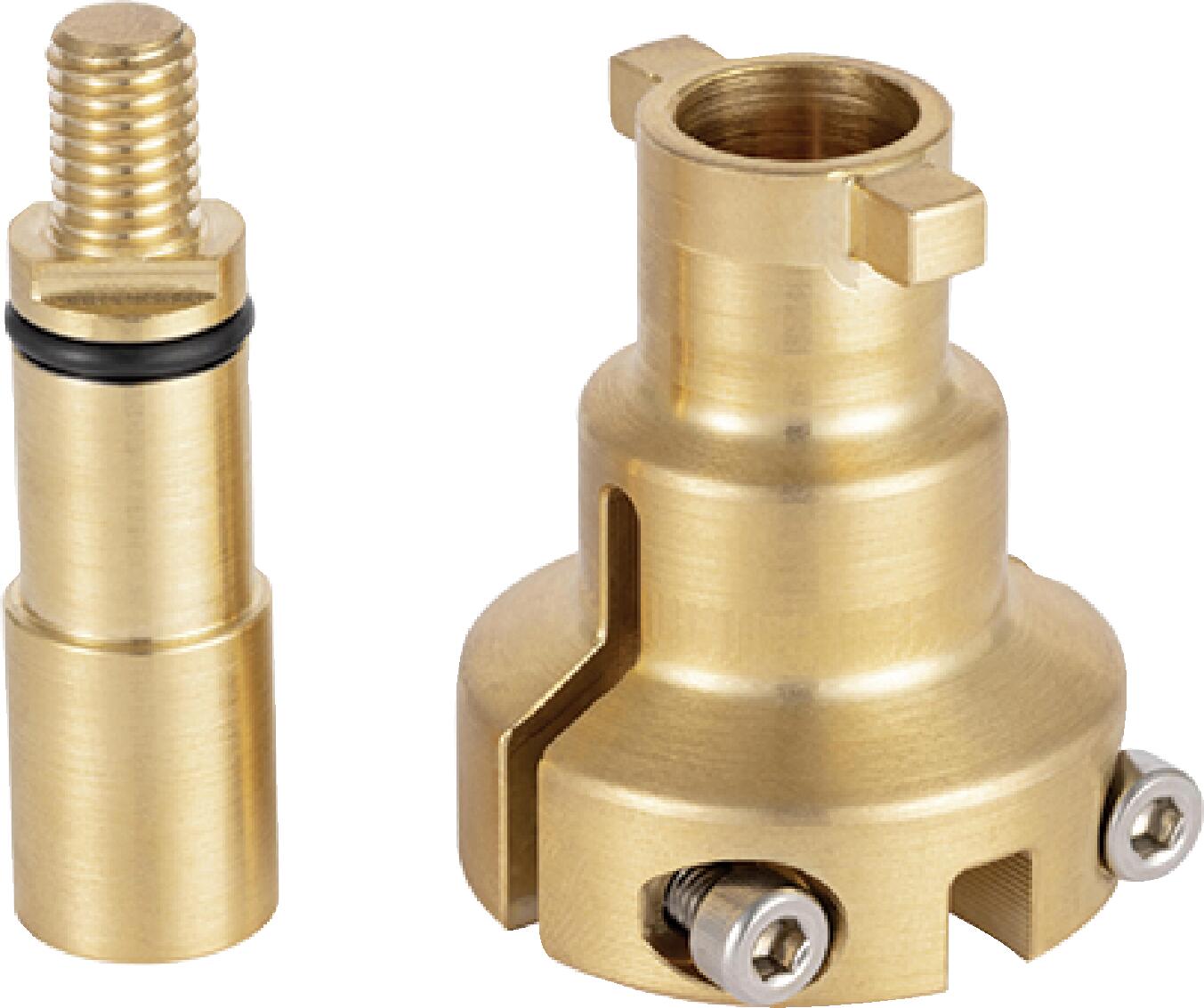 Viega Lockable Stem Extension, Brass, Valve Size: 1/2, 3/4" | Viega ProPress System (SKU: 23500)