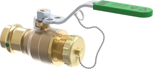 Viega Propress Ball Valve, Bronze, P: ¾; Hose: ¾ - Innoflo Solutions Inc.