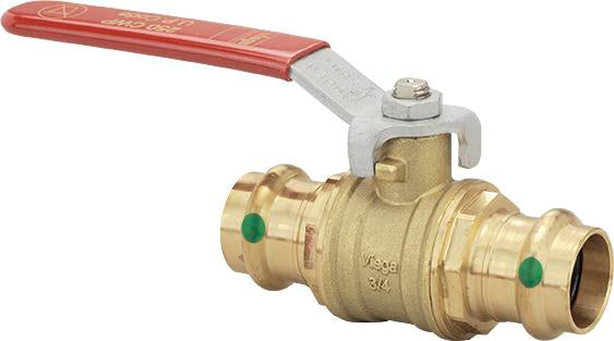 Viega Propress Ball Valve Bronze Brass – 11/2 × 11/2 | Viega ProPress System (SKU: 24020)