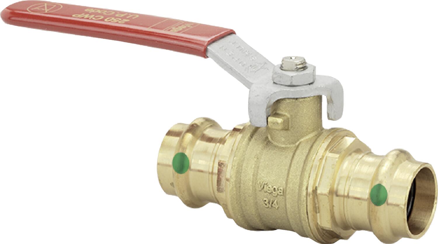 Viega Propress Ball Valve Bronze Brass – 11/4 × 11/4 | Viega ProPress System (SKU: 24015)