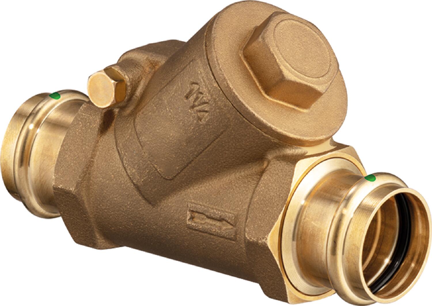 Viega Propress Swing Check Valve Bronze Brass – 1 × 1 | Viega ProPress System (SKU: 87180)