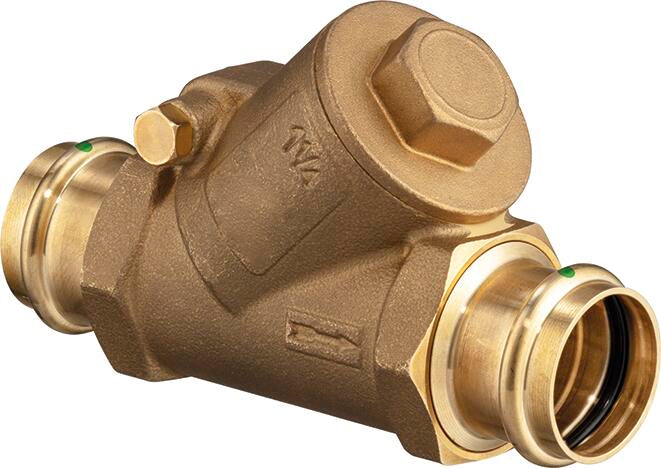 Viega Propress Swing Check Valve Bronze Brass – 1/2" × 1/2" | Viega ProPress System (SKU: 87170)