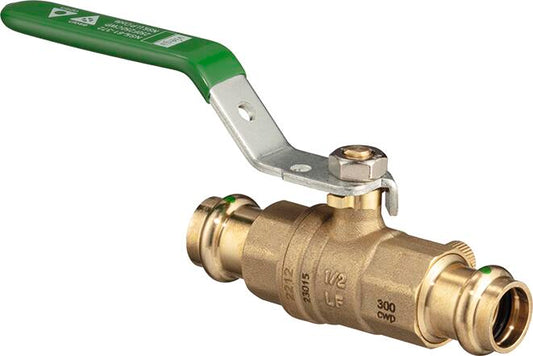 Viega Propress Ball Valve Bronze Brass – 1/2" × 1/2" | Viega ProPress System (SKU: 87845)
