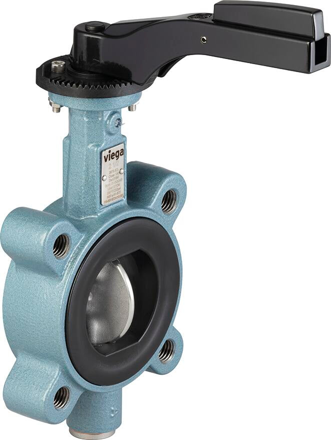 Viega Propress Butterfly Valve, Ductile Iron, Epoxy Powder-coated, D: 3; Bolt Pattern: 4 - Innoflo Solutions Inc.