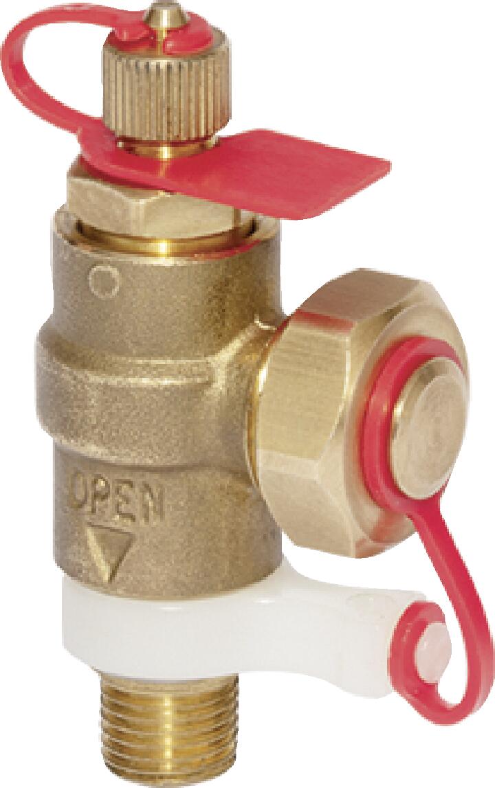 Viega Propress Drain Valve, Brass, Mpt: 1/4" | Viega ProPress System (SKU: 82140)