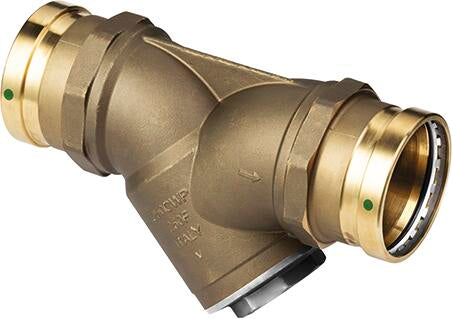 Viega Propress Wye Strainer, Brass, P1: 2½; P2: 2½ - Innoflo Solutions Inc.