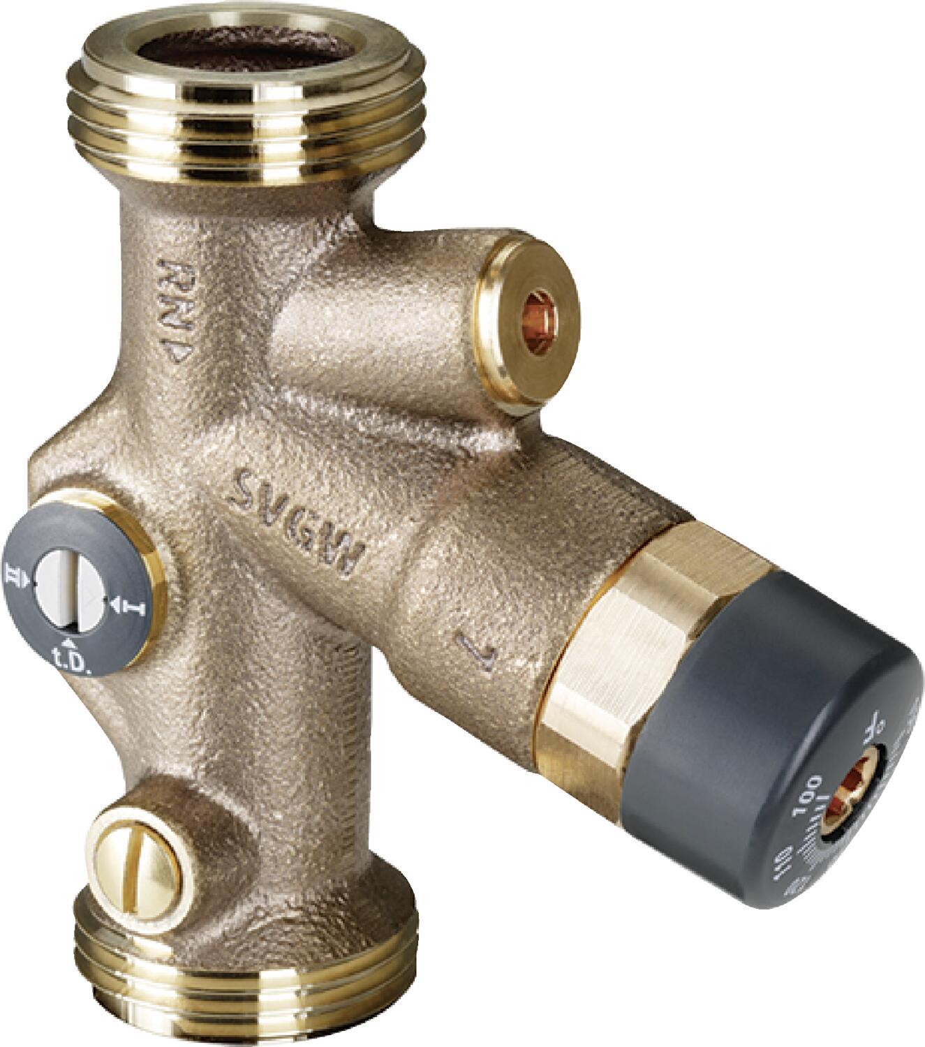 Viega Automatic Recirculation Balancing Valve, Bronze, Bsp Thread: 1 X 1 | Viega ProPress System (SKU: 79901)