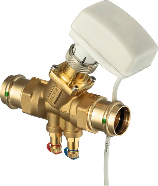 Viega Propress Balancing Valve Brass Ductile Iron Valve Body: Brass – 3/4" × 3/4" | Viega ProPress System (SKU: 87370)