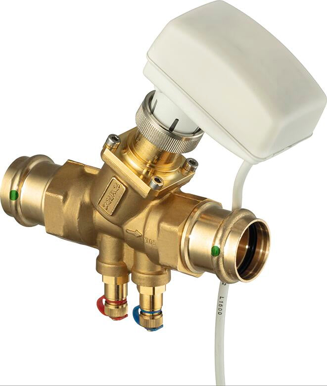 Viega Propress Balancing Valve Brass Ductile Iron Valve Body: Ductile Iron – 11/2 × 11/2 | Viega ProPress System (SKU: 87385)