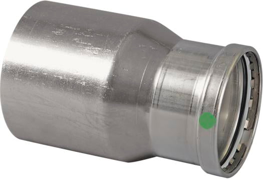 Viega Propress Reducer 316 Stainless Steel Ftg (cts): 4 – 3 | Viega ProPress Stainless System (SKU: 80260)