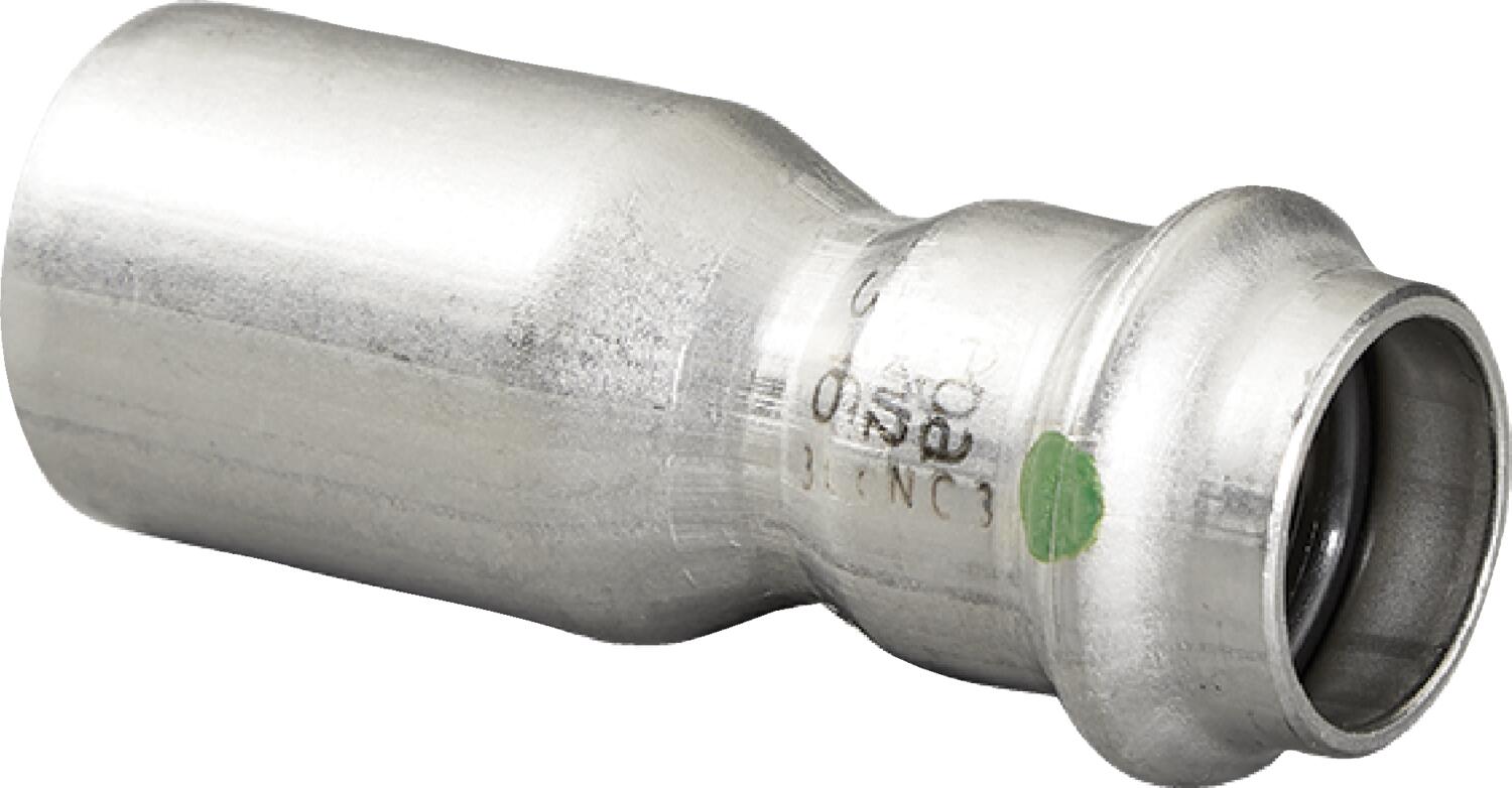 Viega Propress Reducer 316 Stainless Steel Ftg (cts): 11/2 – 3/4" | Viega ProPress Stainless System (SKU: 80195)