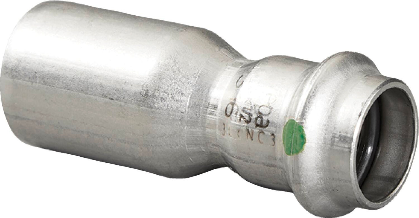 Viega Propress Reducer 316 Stainless Steel Ftg (cts): 1 – 3/4" | Viega ProPress Stainless System (SKU: 80170)