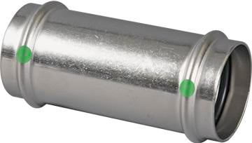 Viega Propress Coupling 316 Stainless Steel – 1 × 1 | Viega ProPress Stainless System (SKU: 80320)