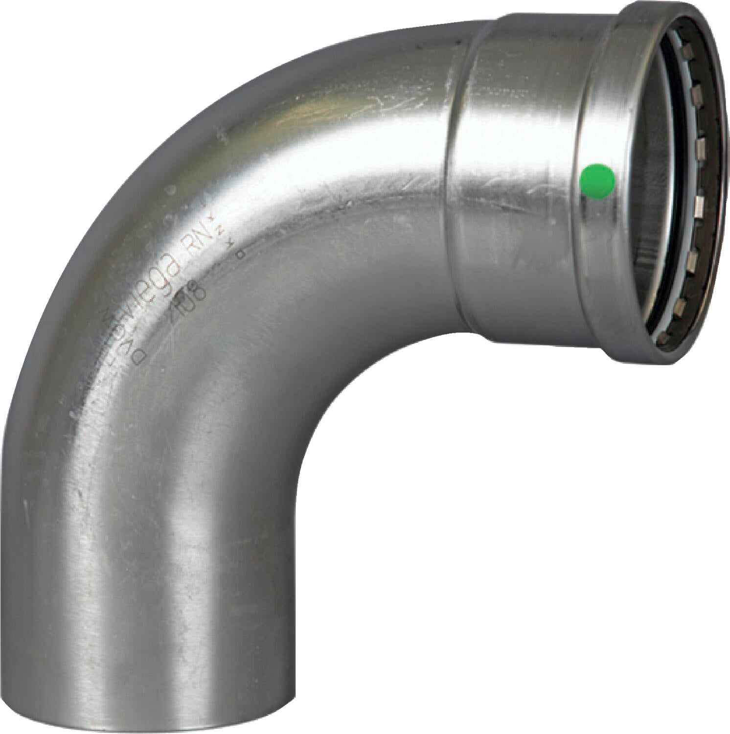 Viega Propress 90° Street Elbow 316 Stainless Steel Ftg (cts): 4 – 4 | Viega ProPress Stainless System (SKU: 80530)