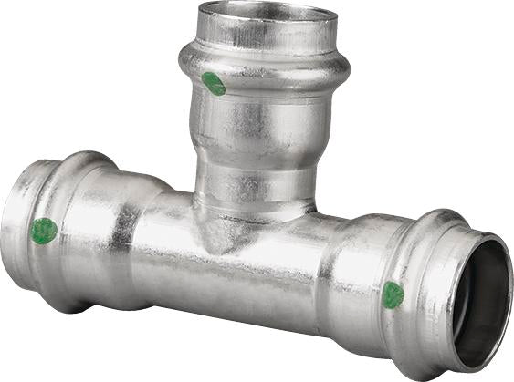 Viega Propress Tee 316 Stainless Steel – 11/2 × 11/2 × 11/2 | Viega ProPress Stainless System (SKU: 80600)