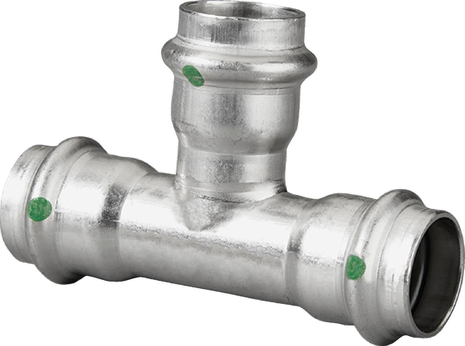 Viega Propress Tee 316 Stainless Steel – 11/4 × 11/4 × 11/4 | Viega ProPress Stainless System (SKU: 80595)