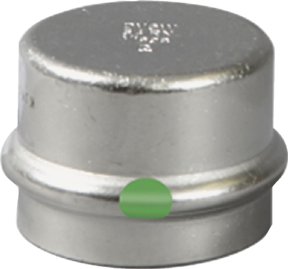 Viega Propress Cap 316 Stainless Steel – 3/4" | Viega ProPress Stainless System (SKU: 80360)