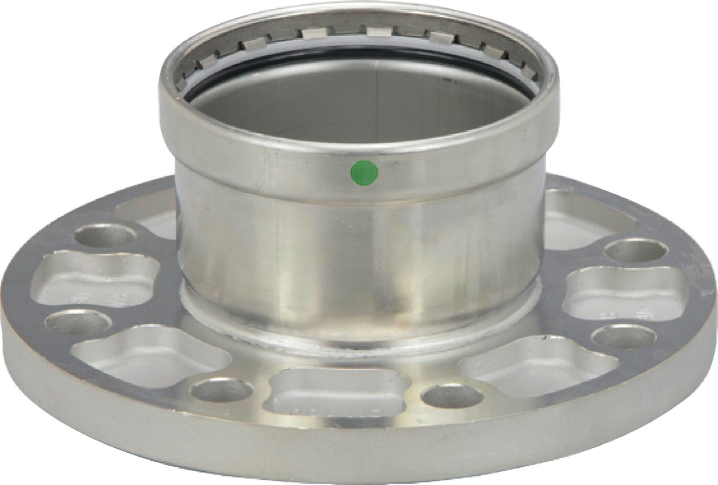 Viega Propress Adapter Flange 316 Stainless Steel Bolt Pattern: 4 Bolt Pattern Diameter: 51/2 – 21/2 | Viega ProPress Stainless System (SKU: 81065)