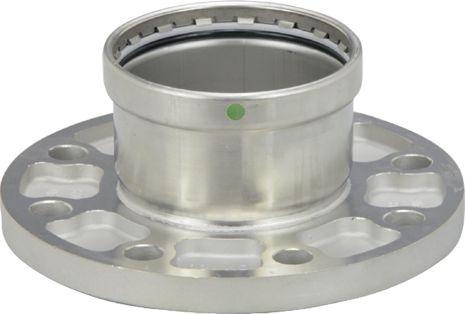 Viega Propress Adapter Flange 316 Stainless Steel Bolt Pattern: 4 Bolt Pattern Diameter: 51/2 – 21/2 | Viega ProPress Stainless System (SKU: 81065)