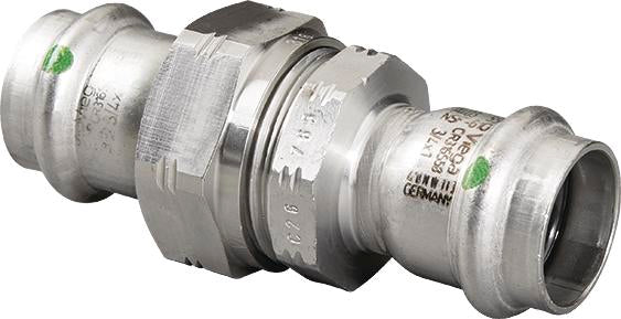 Viega Propress Union 316 Stainless Steel – 1 × 1 | Viega ProPress Stainless System (SKU: 81015)