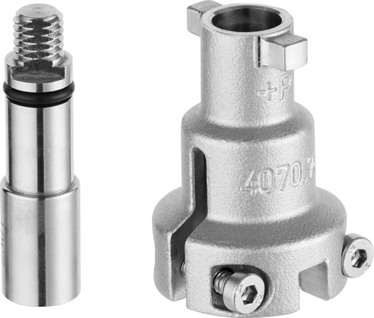 Viega Propress Lockable Stem Extension, 304 Stainless Steel, Valve Size: 1/2, 3/4" | Viega ProPress Stainless System (SKU: 23515)