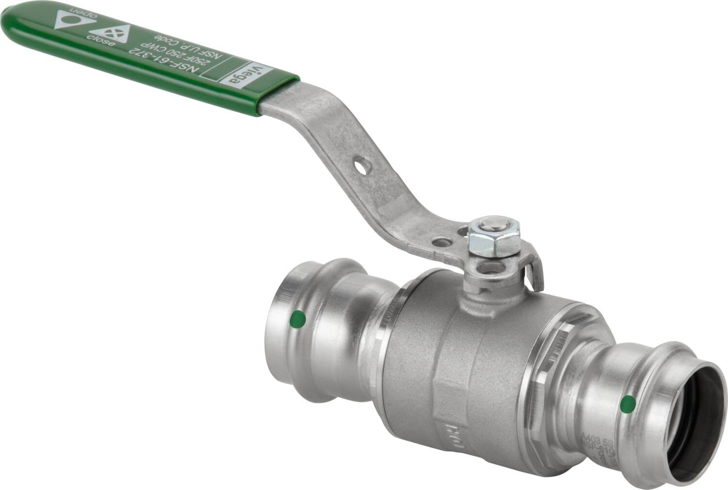 Viega Propress 316 Ball Valve, 316 Stainless Steel, P1: ¾; P2: ¾ - Innoflo Solutions Inc.