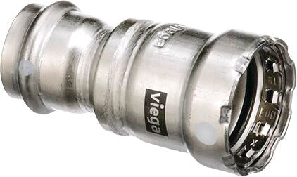 Viega Megapress Transition Coupling, 304 Stainless Steel, P (ips): 1/2; P (cts): 1/2" | Viega MegaPress System (SKU: 95465)