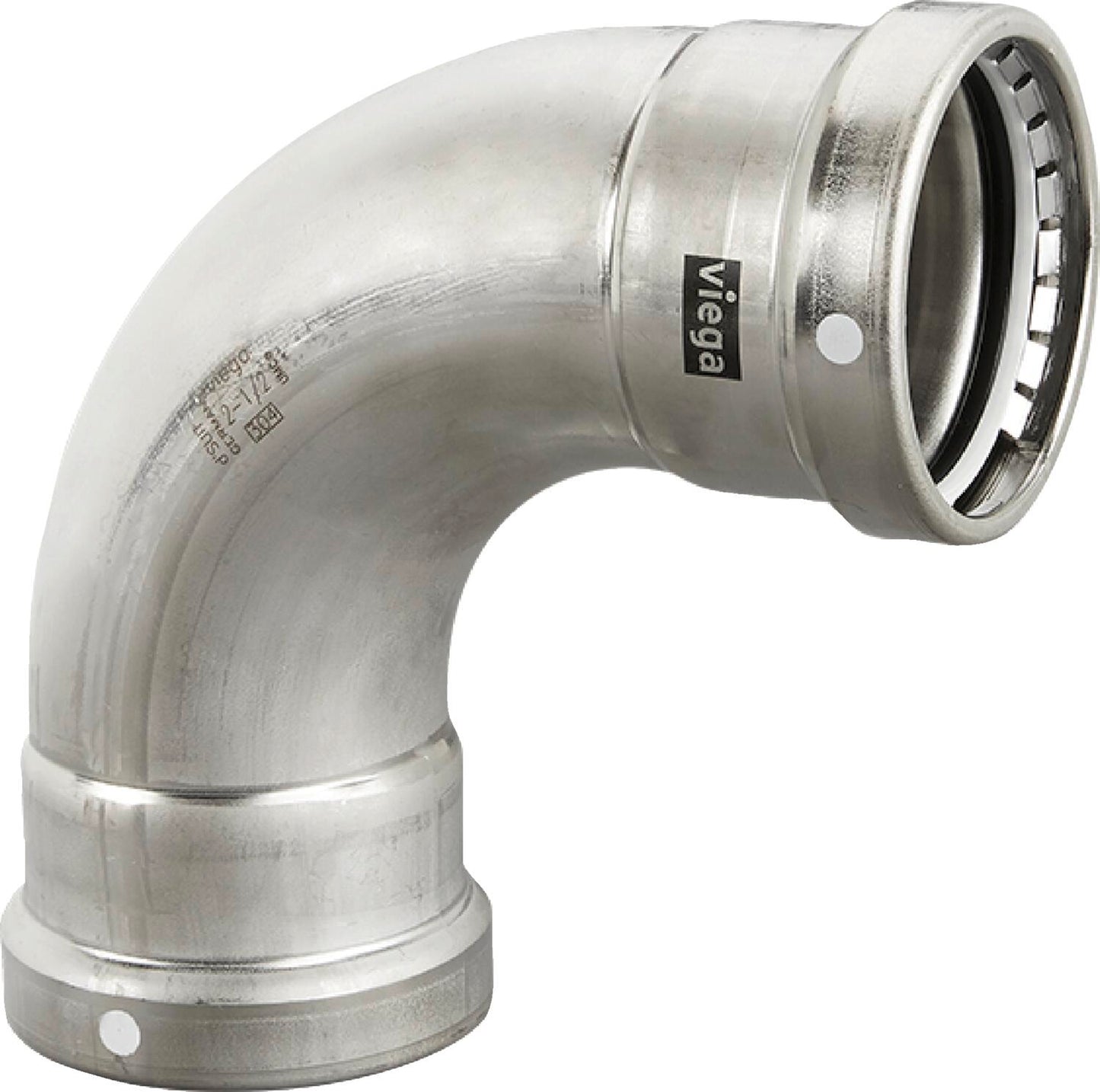 Viega Megapress 90° Elbow 304 Stainless Steel – 3 × 3 | Viega MegaPress System (SKU: 95505)