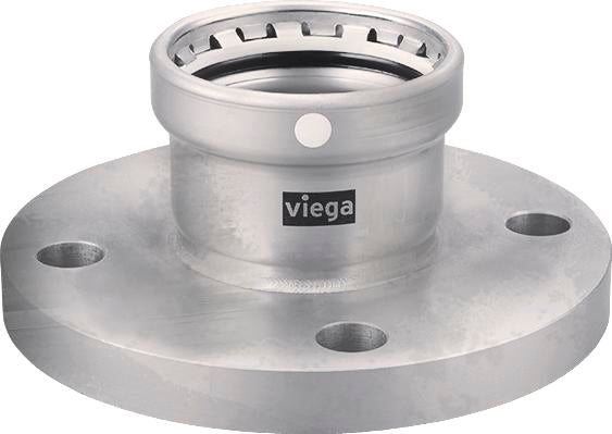 Viega Megapress Flange 316 Stainless Steel Bolt Pattern: 4 Bolt Pattern Diameter: 51/2 – 21/2 | Viega MegaPress System (SKU: 98525)