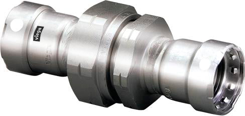 Viega Megapress Union 316 Stainless Steel – 1/2" × 1/2" | Viega MegaPress System (SKU: 91925)