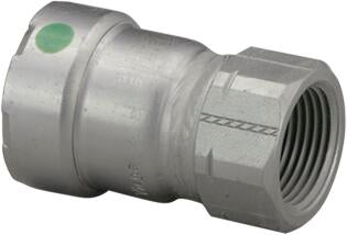 Viega Megapress Adapter Carbon Steel Zinc – Nickel Coating Fpt: 1/2" – 2 | Viega MegaPress System (SKU: 25625)