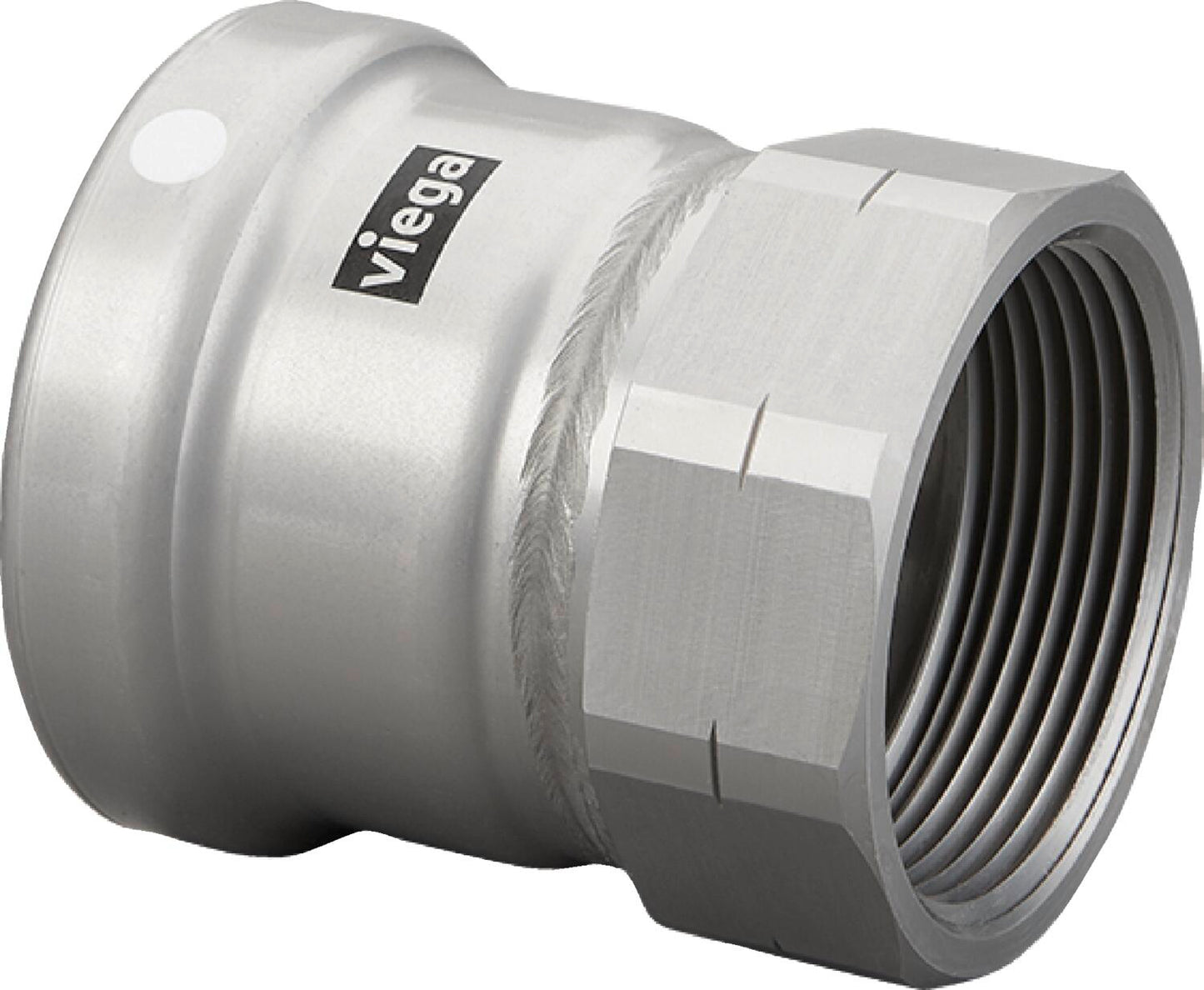 Viega Megapress Adapter Carbon Steel Zinc – Nickel Coating Fpt: 4 – 4 | Viega MegaPress System (SKU: 26665)