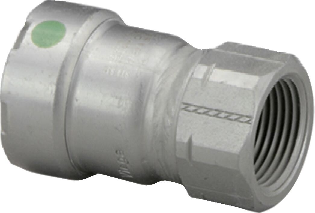 Viega Megapress Adapter Carbon Steel Zinc – Nickel Coating Fpt: 11/4 – 2 | Viega MegaPress System (SKU: 25640)