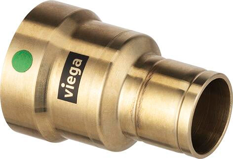 Viega Megapress Transition Coupling Bronze Ftg (cts): 11/2 – 11/2 | Viega MegaPress System (SKU: 76595)